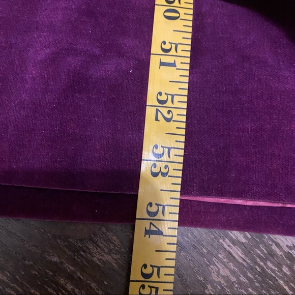 Vintage Beverly Paige velvet maxi embroidered cottage core dress shirt sleeve - Picture 14 of 16